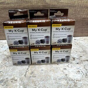 Lot of 6 Boxes Keurig My K-Cup Universal Reusable Coffee Filter New Design